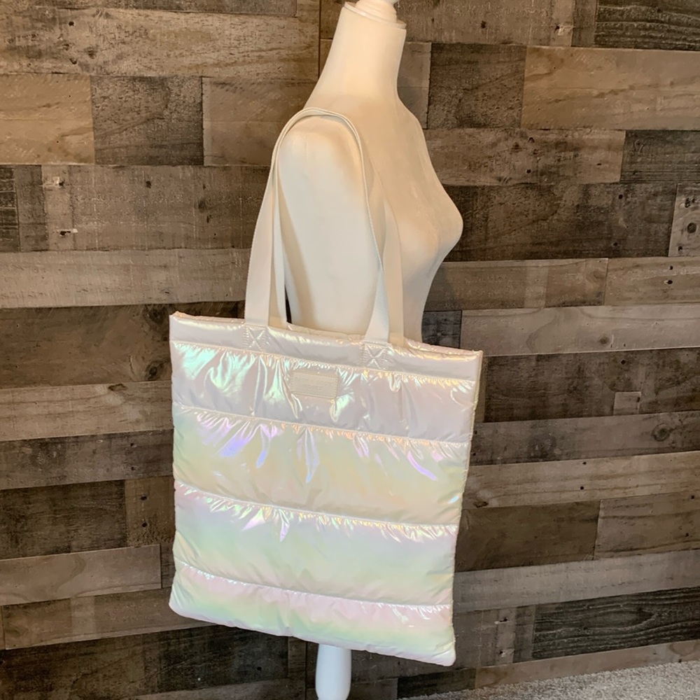 Bath & Body Works Iridescent Puffer Tote